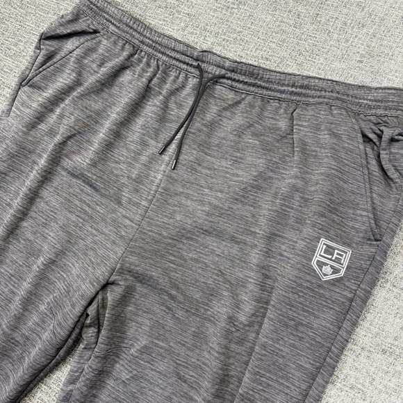 LA Los Angeles Kings Fanatics Authentic Pro Pants Men's 5XL Gray NHL Hockey - Picture 1 of 8